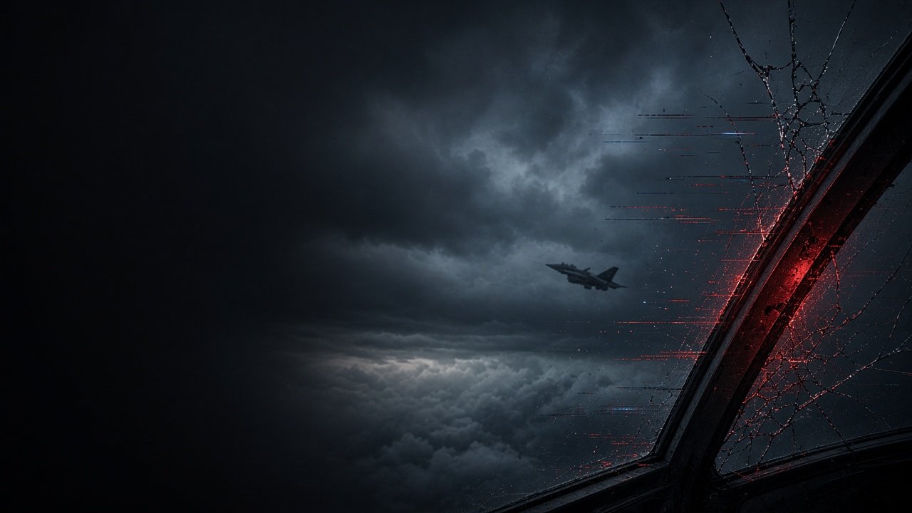 Ace Combat 8 Error 01 PC crash fix — dark cockpit warning atmosphere